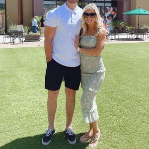 VICI Floral Green Midi Dress